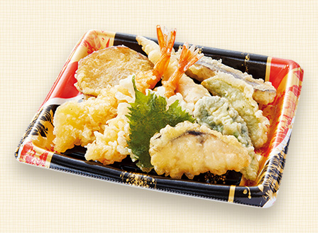 さわらと春野菜の天ぷら盛合せ　一人前