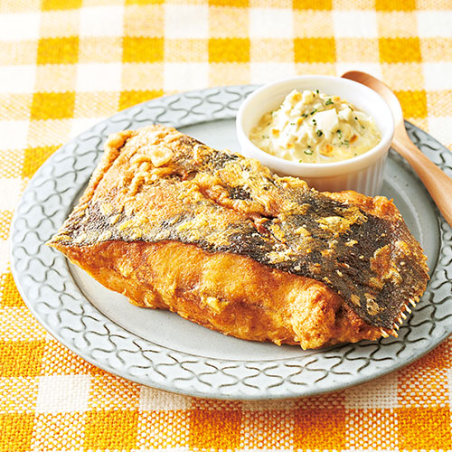 かれいのカレー風味揚げ