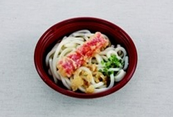 年明けうどん（カニカマ天）２２８円