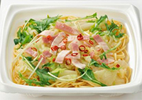 1/3日分野菜のペペロンチーノ