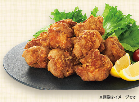 追い鶏出汁の旨味！若鶏ももやわらか唐揚げ