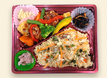 帆立めしの彩り御膳