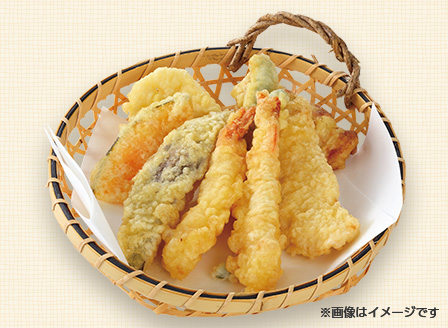 季節の天ぷら盛合せ