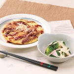 豚と白菜のお好み焼きの献立