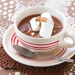 ホットチョコレート マシュマロのせ
