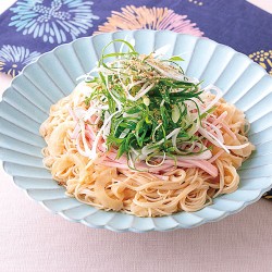 ねぎハムそうめん