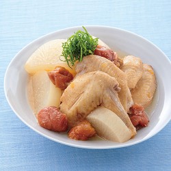 手羽さきの梅みそ煮