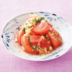 トマトのぽん酢漬け