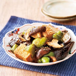 なすと厚揚げのオイスター風味