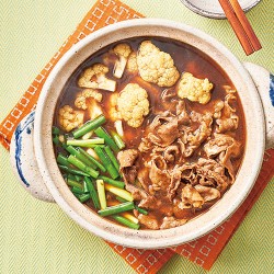 カリフラワーの和風カレー鍋