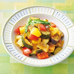 カレー風味のラタトゥイユ