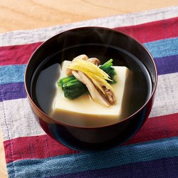 卵豆腐のお吸い物