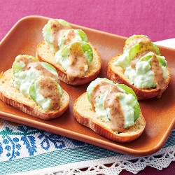 ぶどうのブルスケッタ