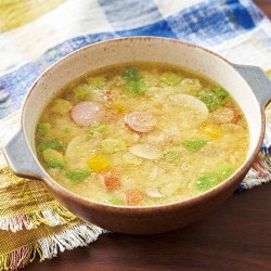 ヨーグルトとアボカドのスープ