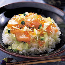 親子サラダ丼