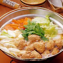 鶏だんご鍋