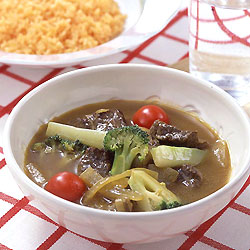 牛肉とトマトのスープカレー