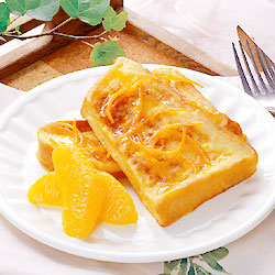 オレンジ風味のフレンチトースト