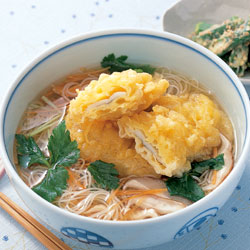 あなご天ぷら入りにゅうめん