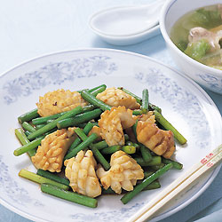 いかとにんにくの芽の炒めもの おすすめレシピ ダイエー食の情報