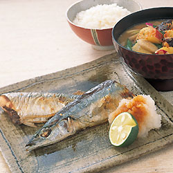 秋刀魚の塩焼き