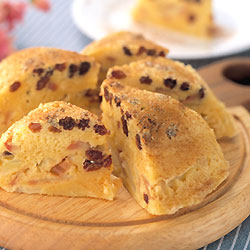 レンジ加熱アップルケーキ
