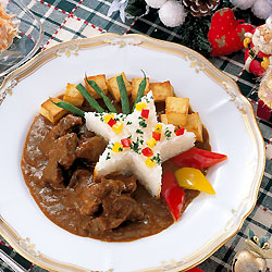 黒毛和牛のクリスマスカレー
