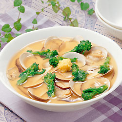 はまぐりの中華風茶碗蒸し