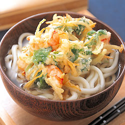 かき揚げうどん