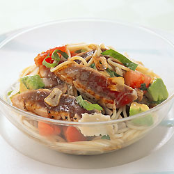 まぐろの冷製パスタ