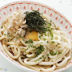 和風カルボナーラ風うどん