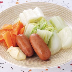 白菜と長ねぎのポトフ風サラダ