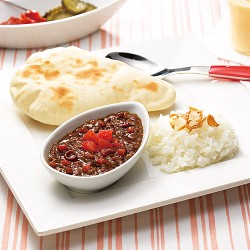 挽き肉と夏野菜のカレー