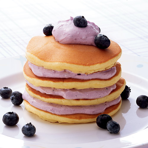 ホットケーキの簡単デコレーション