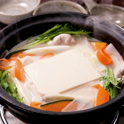 豆腐の豆乳鍋