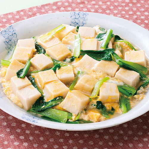 高野豆腐の卵とじ おすすめレシピ ダイエー食の情報