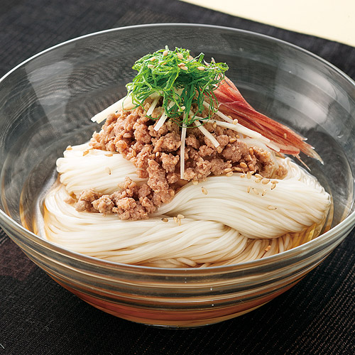 豚そぼろそうめん