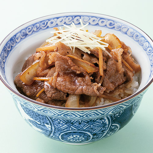 しょうがたっぷり牛丼