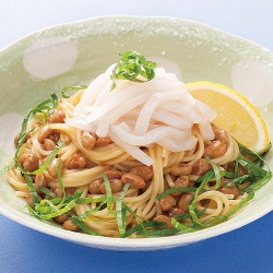 いか納豆パスタ