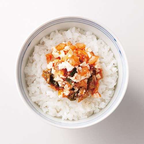 キムチもめん豆腐