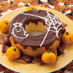 ハロウィンのデコケーキ