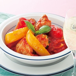 鶏のイタリアン野菜トマト煮