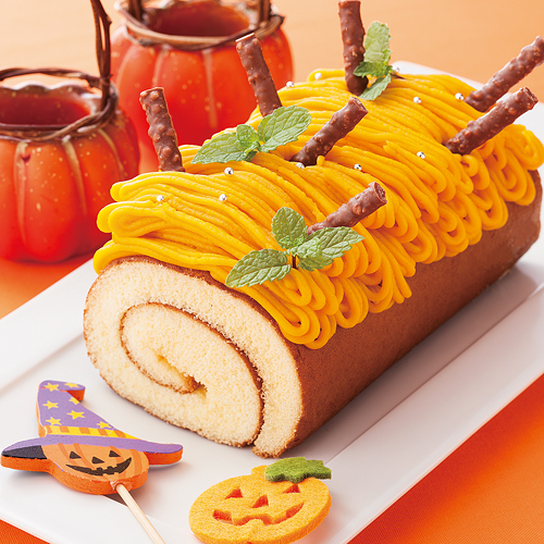 かぼちゃのロールケーキ おすすめレシピ ダイエー食の情報