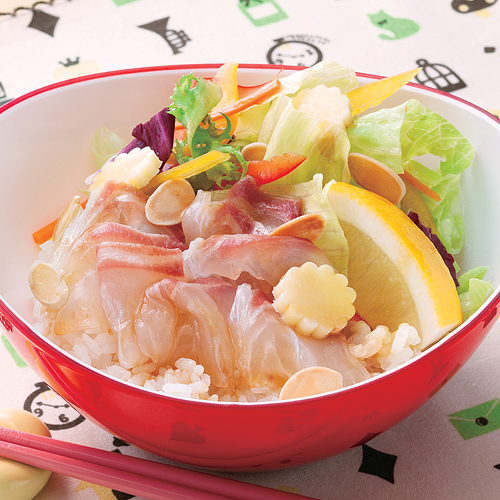 鯛のお刺身洋風丼 おすすめレシピ ダイエー食の情報