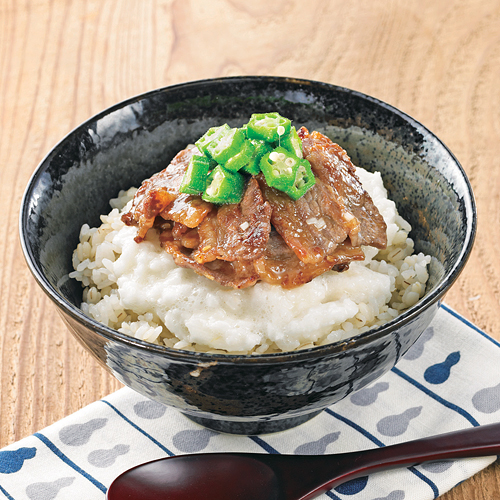 麦とろカルビ丼