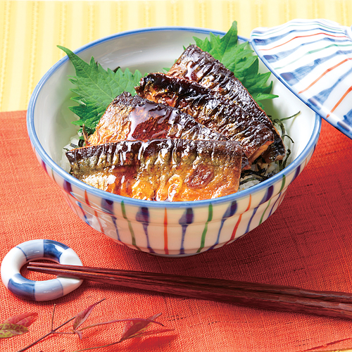 さんまの蒲焼風丼