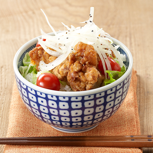 さっぱりから揚げ丼