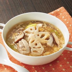 れんこんの中華スープ