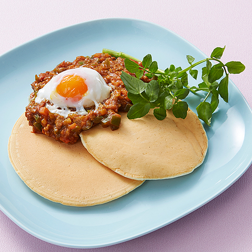 春のカレーなるパンケーキ