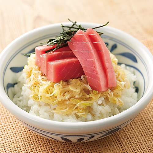 ねぎまみれの鉄火丼